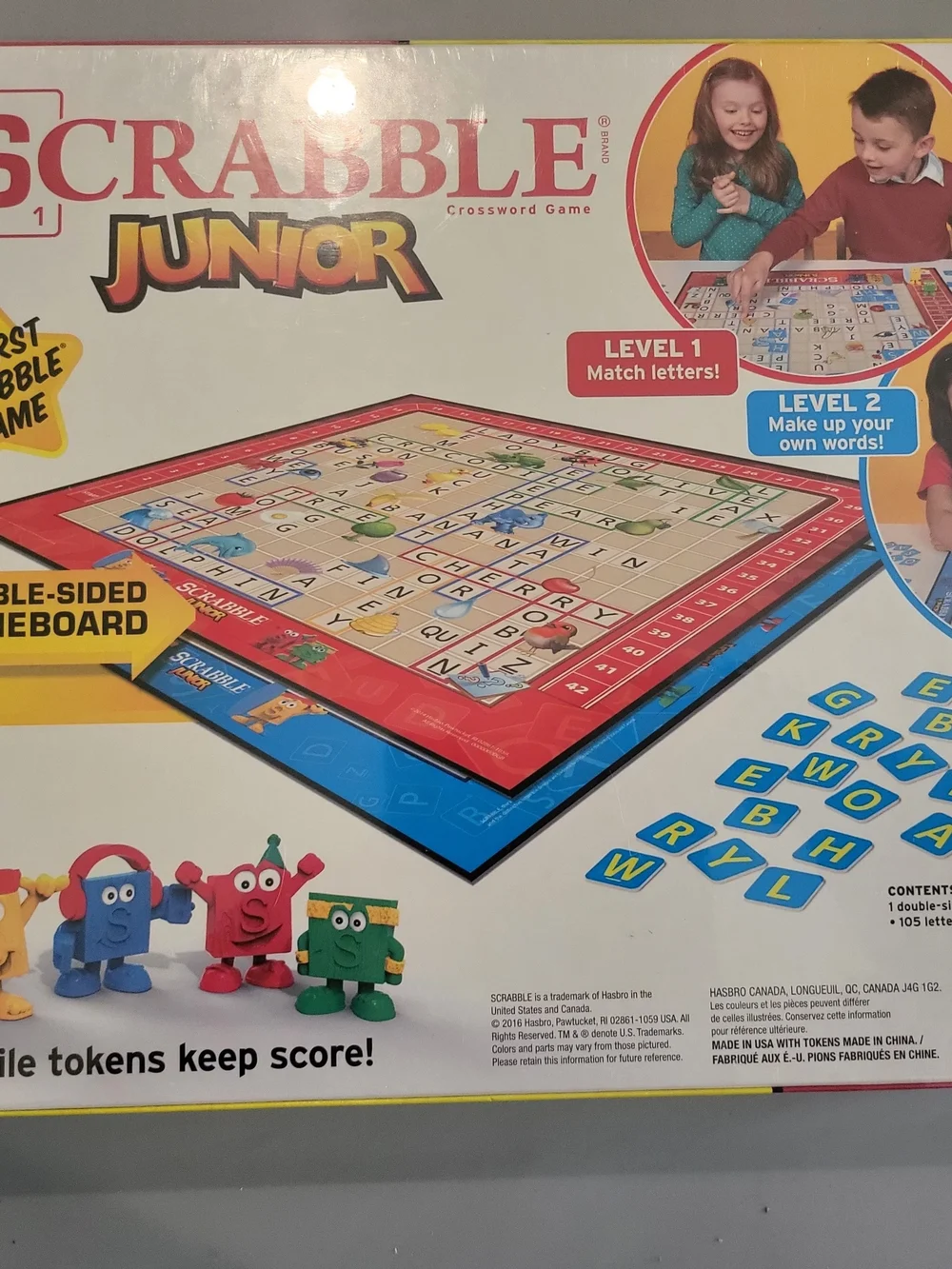 NEW Sealed Hasbro Scrabble Junior Kids Board Game